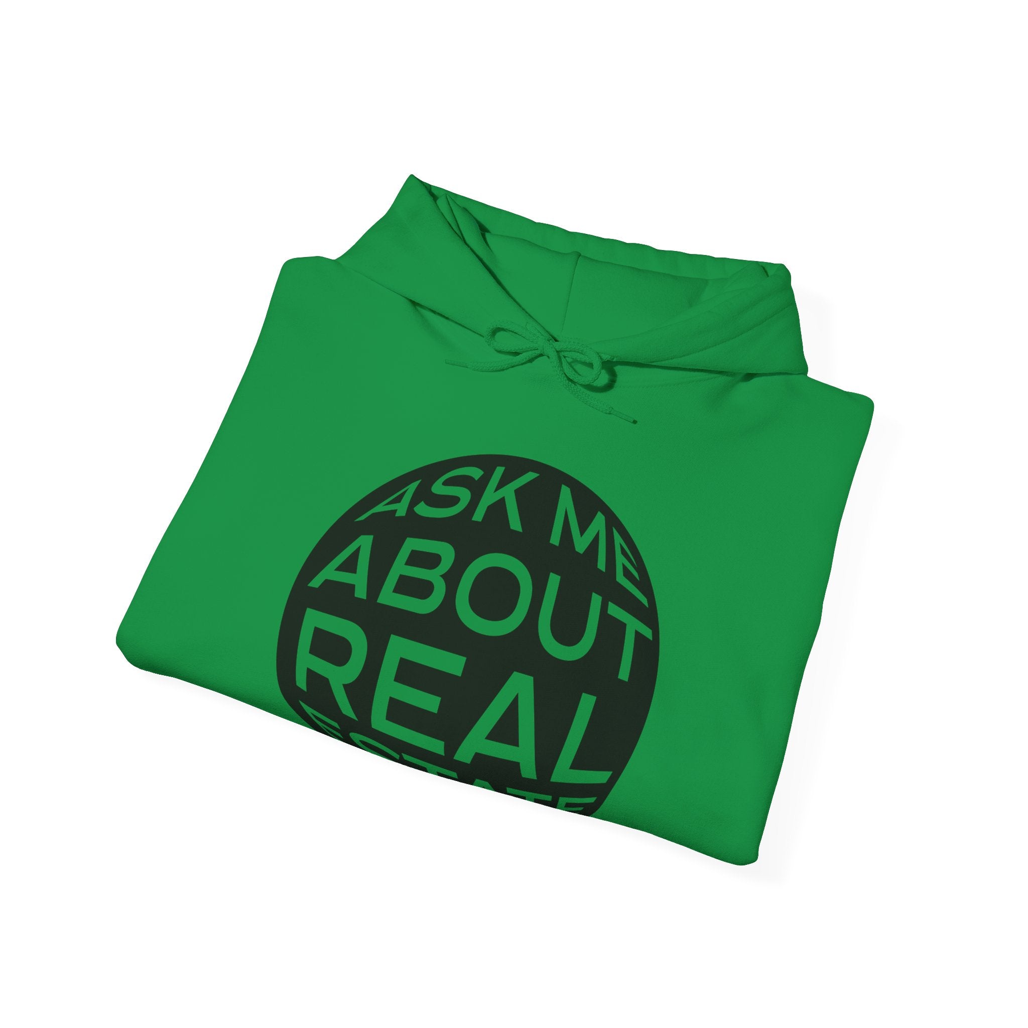 Ask Me About Real Estate Unisex Heavy Blend™ Hooded Sweatshirt