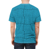 The Ultimate Real Estate Shirt! Unisex Cut & Sew Tee (AOP) Turquoise
