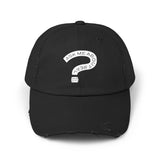Ask Me About Real Estate Unisex Distressed Cap