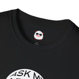 Ask Me About Real Estate Circle Dark Style Unisex Softstyle T-Shirt
