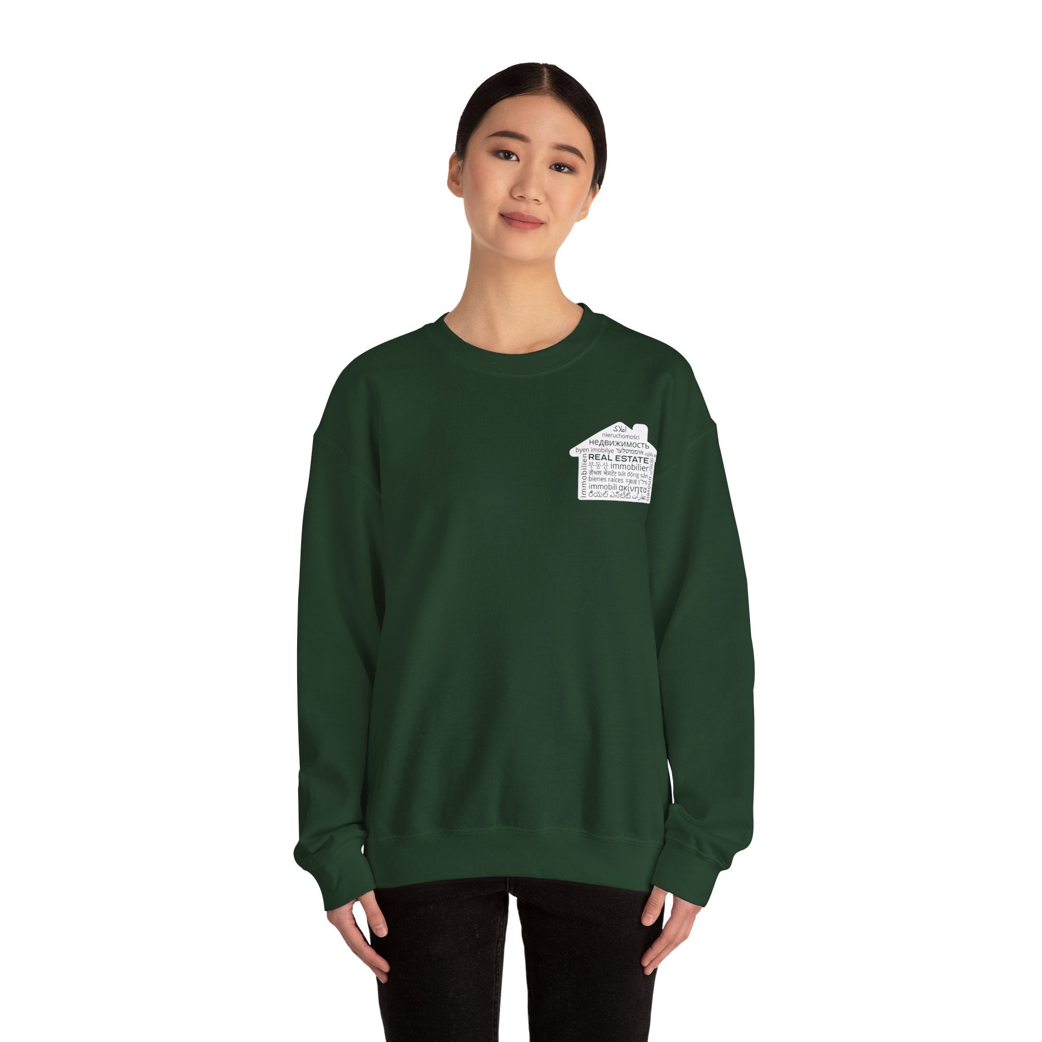 REAL ESTATE Translated Unisex Heavy Blend™ Crewneck Sweatshirt