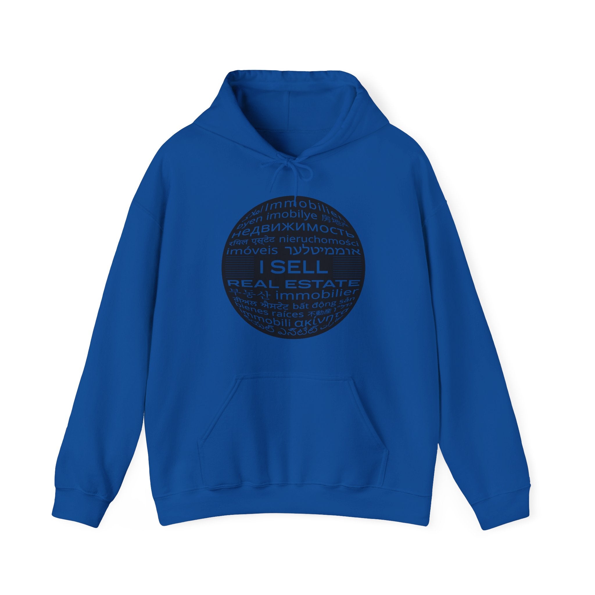 I SELL REAL ESTATE Translated Unisex Heavy Blend™ Hooded Sweatshirt