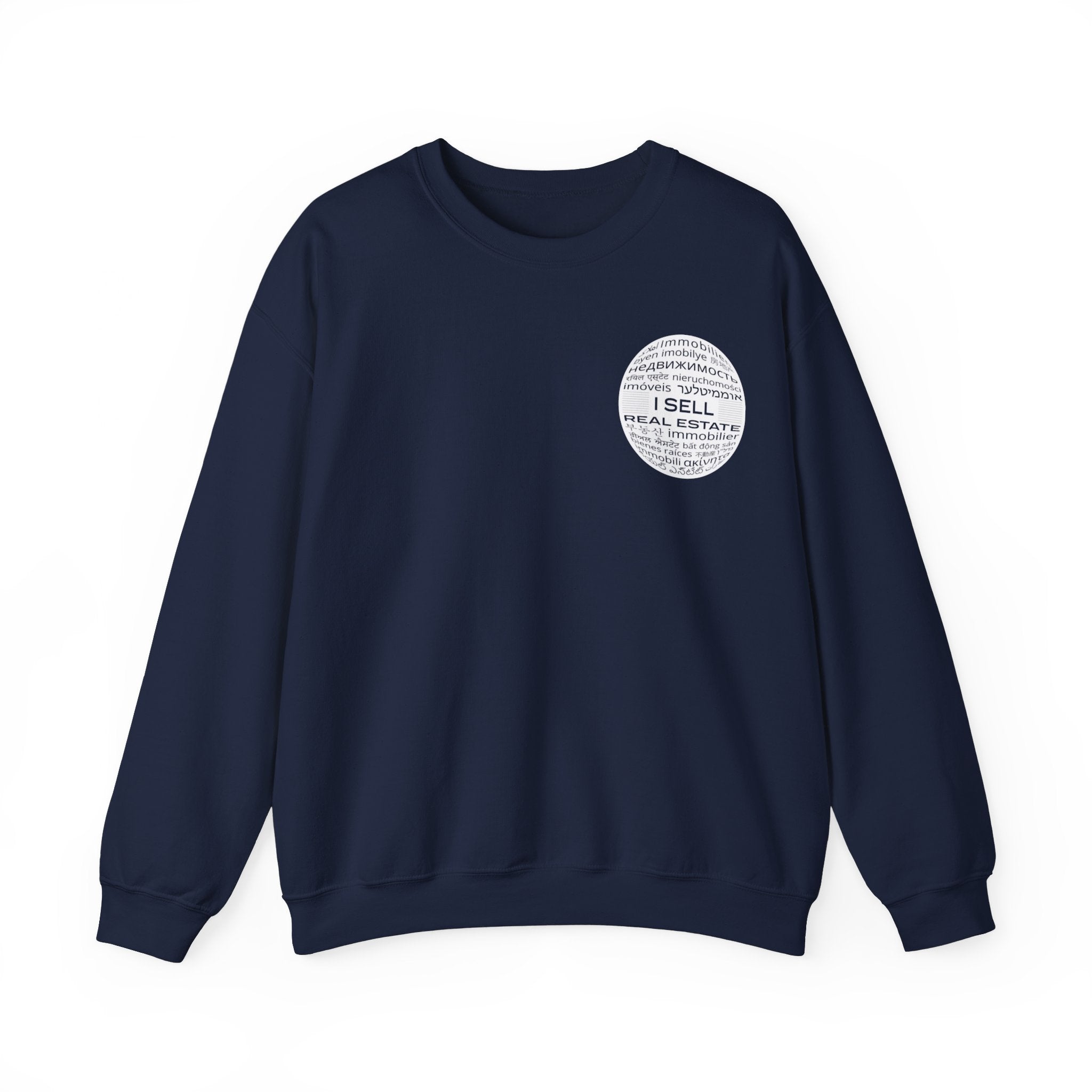 I SELL REAL ESTATE Translated Unisex Heavy Blend™ Crewneck Sweatshirt