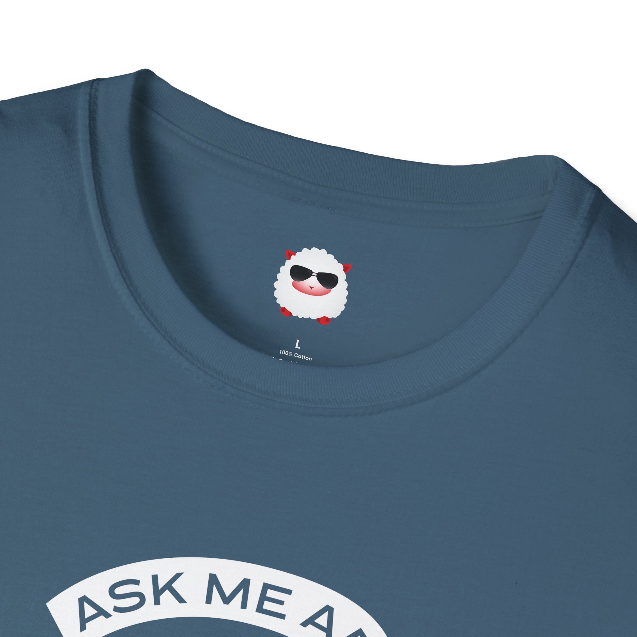 Ask Me About Real Estate Dark Style Unisex Softstyle T-Shirt