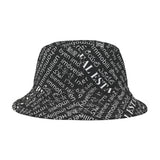 Black Real Estate Translated Bucket Hat (AOP)