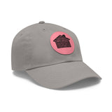 Real Estate Translated Dad Hat with Leather Patch (Round)