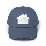 Real Estate Translated Unisex Distressed Cap