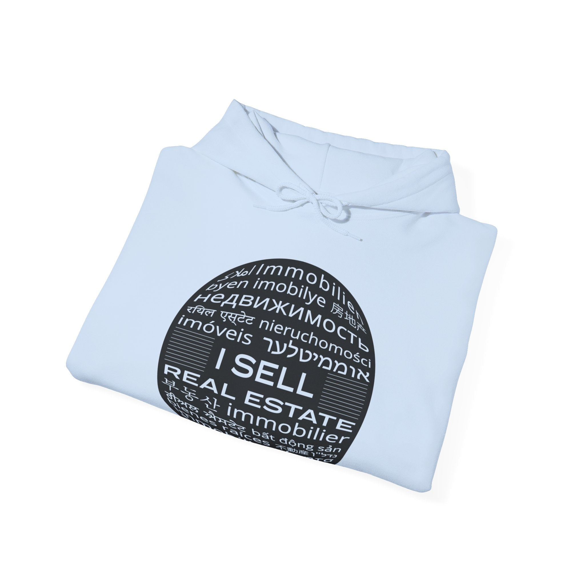 I SELL REAL ESTATE Translated Unisex Heavy Blend™ Hooded Sweatshirt
