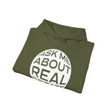 Ask Me About Real Estate Unisex Heavy Blend™ Hooded Sweatshirt