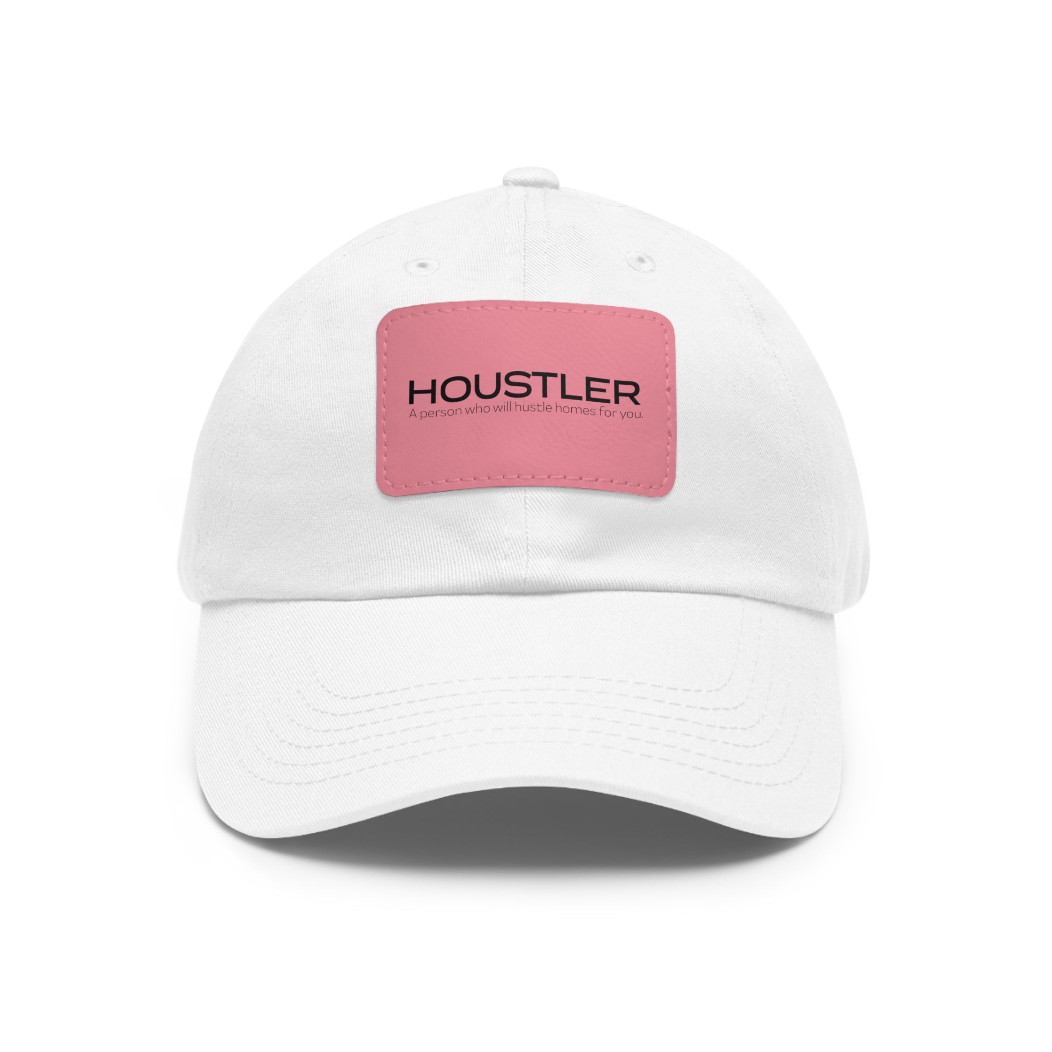 Houstler Dad Hat with Leather Patch (Rectangle)