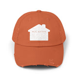 Real Estate Translated Unisex Distressed Cap