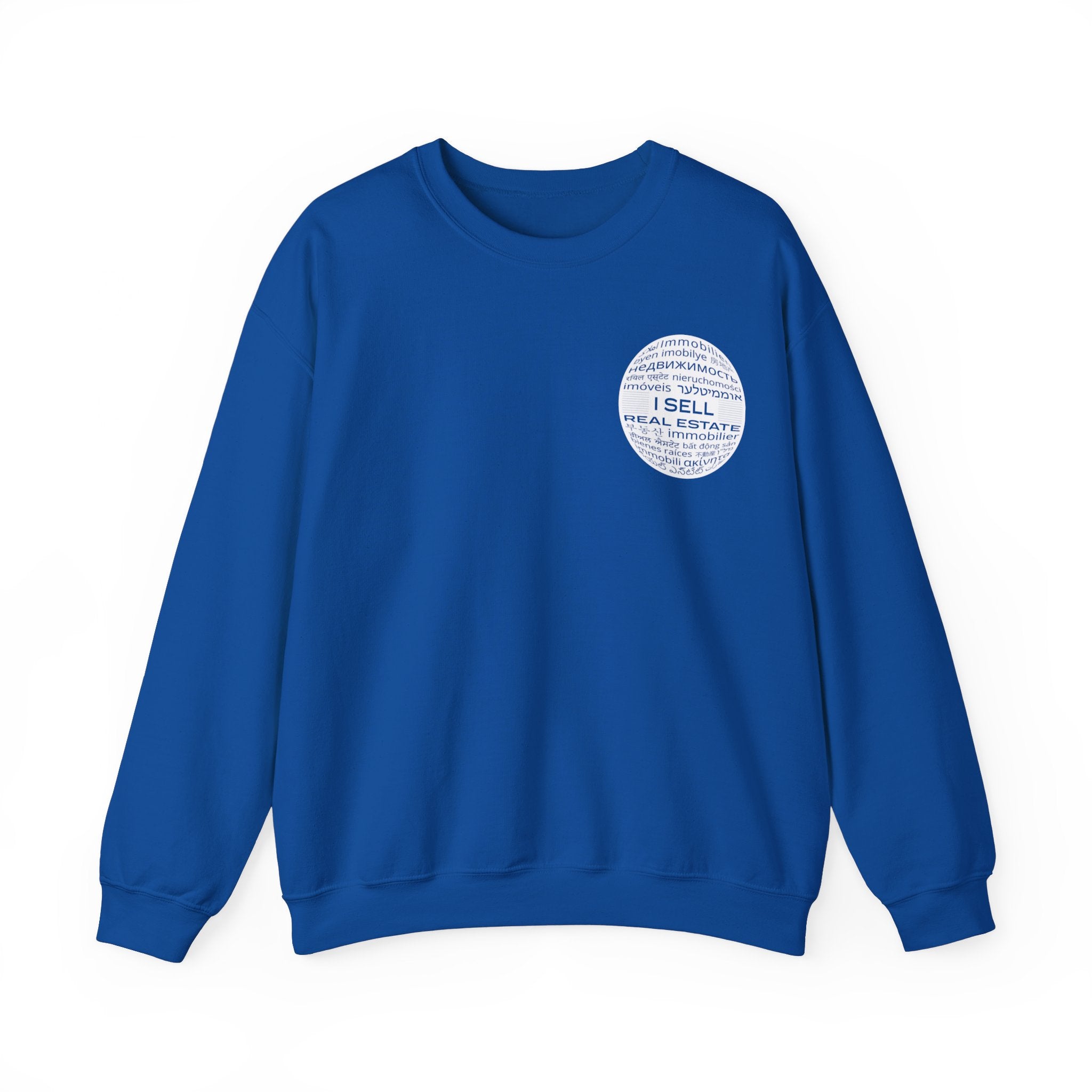 I SELL REAL ESTATE Translated Unisex Heavy Blend™ Crewneck Sweatshirt