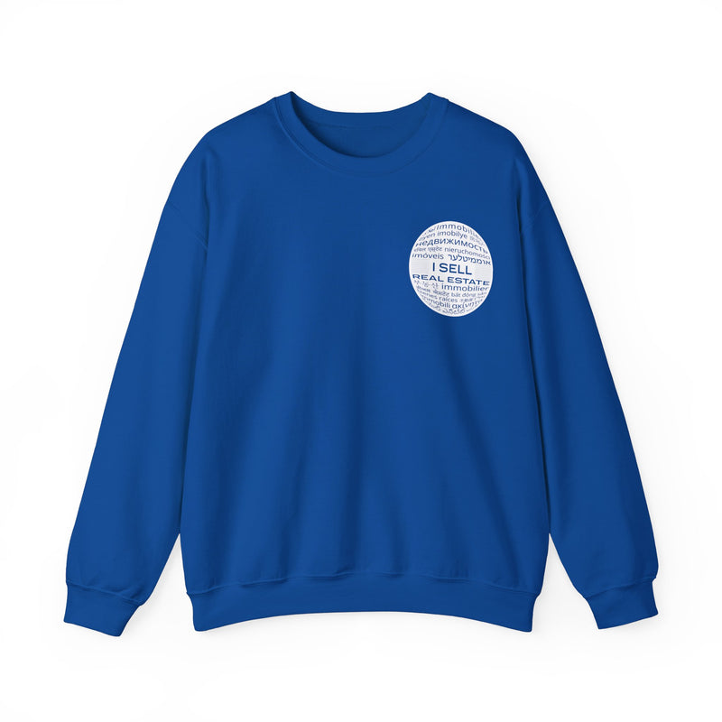 I SELL REAL ESTATE Translated Unisex Heavy Blend™ Crewneck Sweatshirt