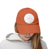 I Sell Real Estate Translated Unisex Distressed Cap