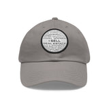 I Sell Real Estate Translated Dad Hat with Leather Patch (Round)