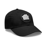 Real Estate Translated Dad Hat with Leather Patch (Round)