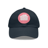 Real Estate Translated Dad Hat with Leather Patch (Round)