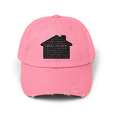 Real Estate Translated  Unisex Distressed Cap