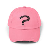 Ask Me About Real Estate Unisex Distressed Cap