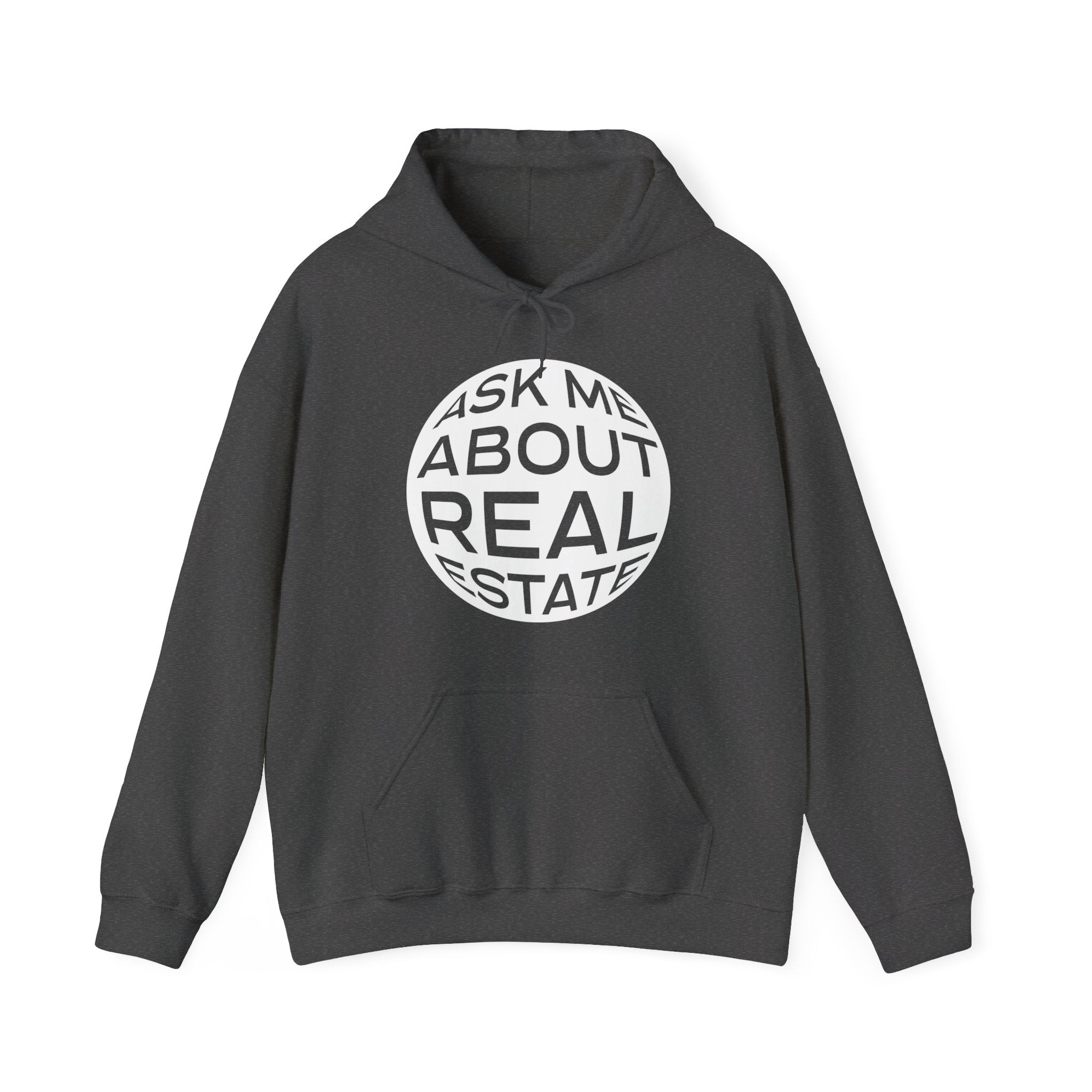 Ask Me About Real Estate Unisex Heavy Blend™ Hooded Sweatshirt