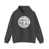 Ask Me About Real Estate Unisex Heavy Blend™ Hooded Sweatshirt