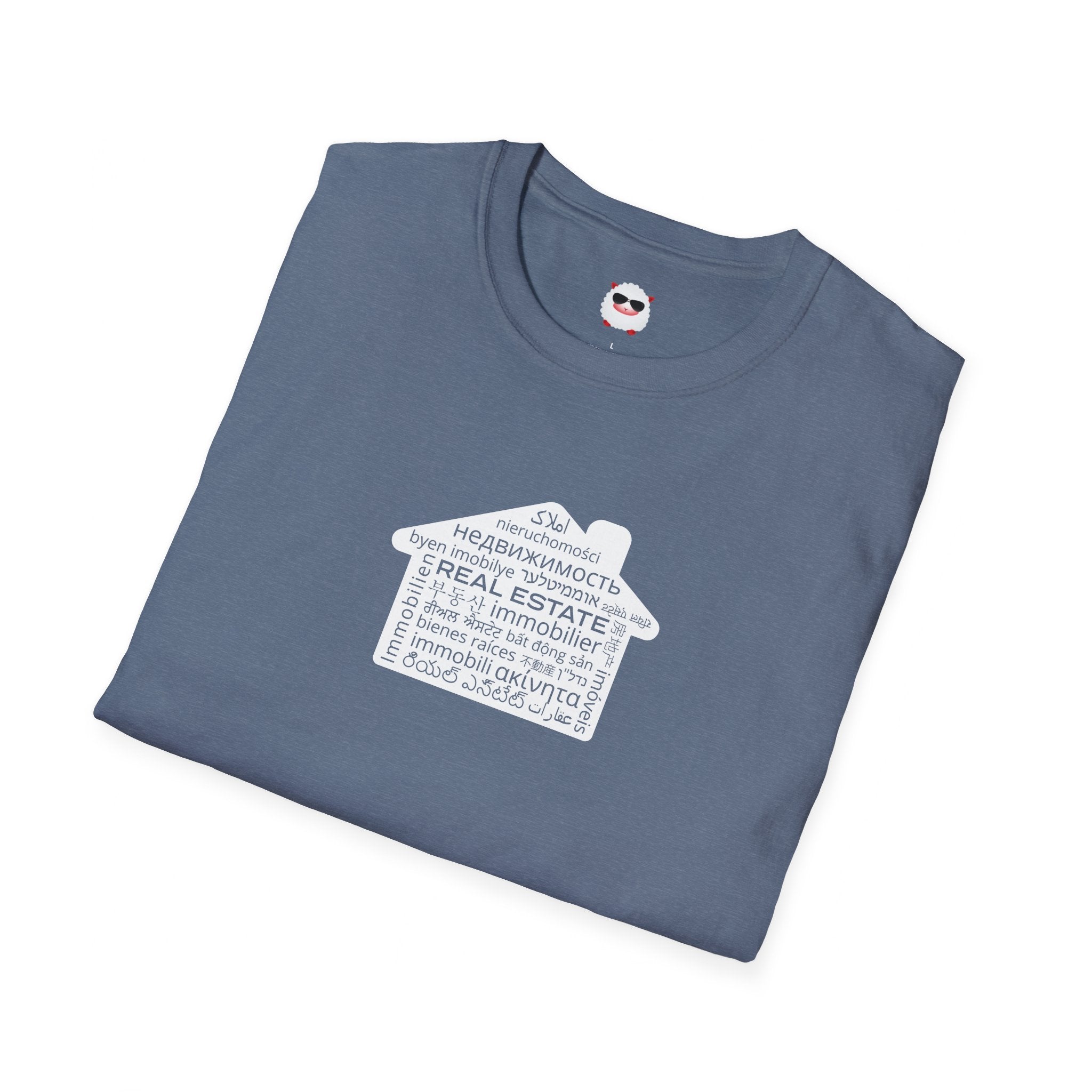 Real Estate Translated Dark Style Unisex Softstyle T-Shirt