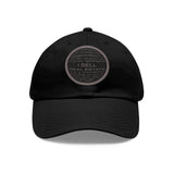 I Sell Real Estate Translated Dad Hat with Leather Patch (Round)