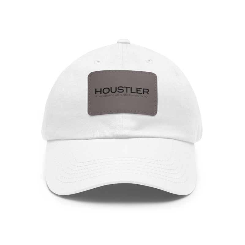 Houstler Dad Hat with Leather Patch (Rectangle)