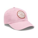 I Sell Real Estate Translated Dad Hat with Leather Patch (Round)
