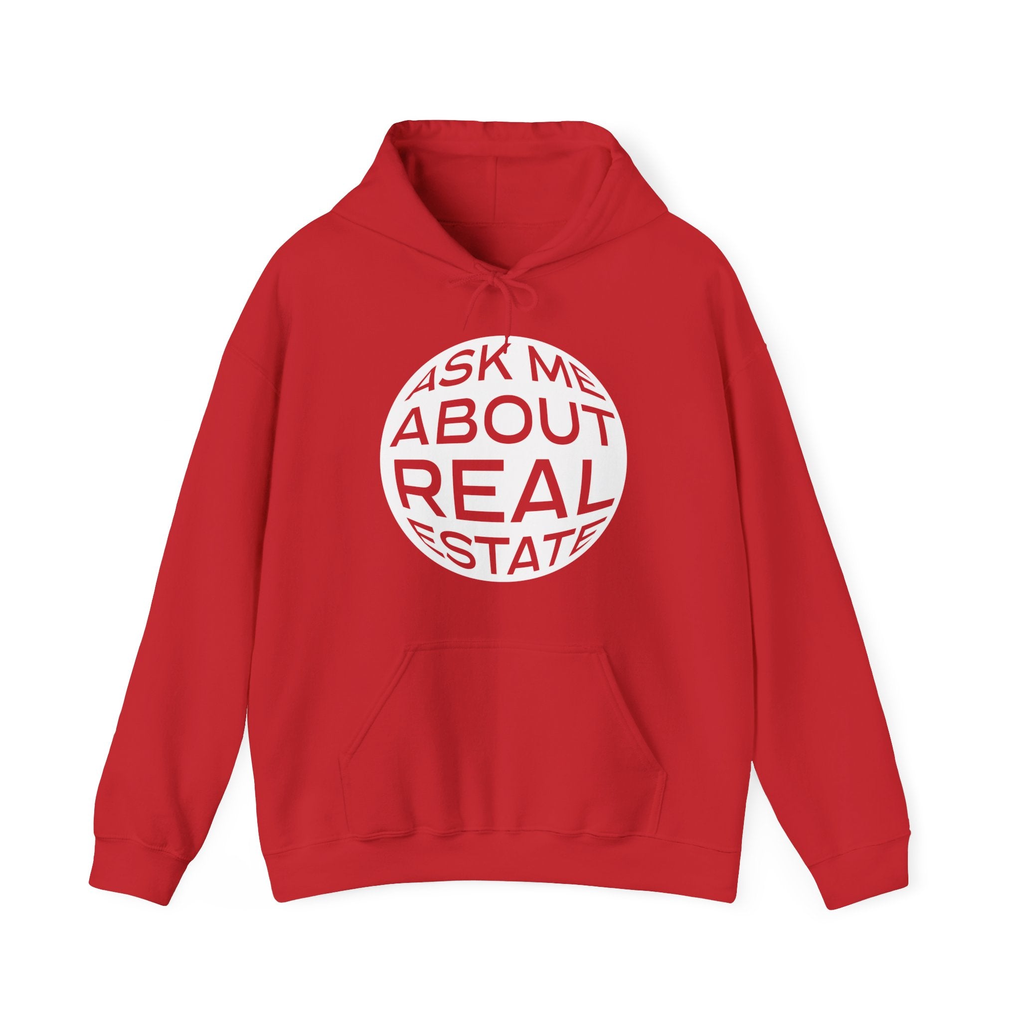 Ask Me About Real Estate Unisex Heavy Blend™ Hooded Sweatshirt