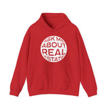Ask Me About Real Estate Unisex Heavy Blend™ Hooded Sweatshirt