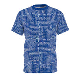 The Ultimate Real Estate Shirt! Unisex Cut & Sew Tee (AOP) Dark Blue