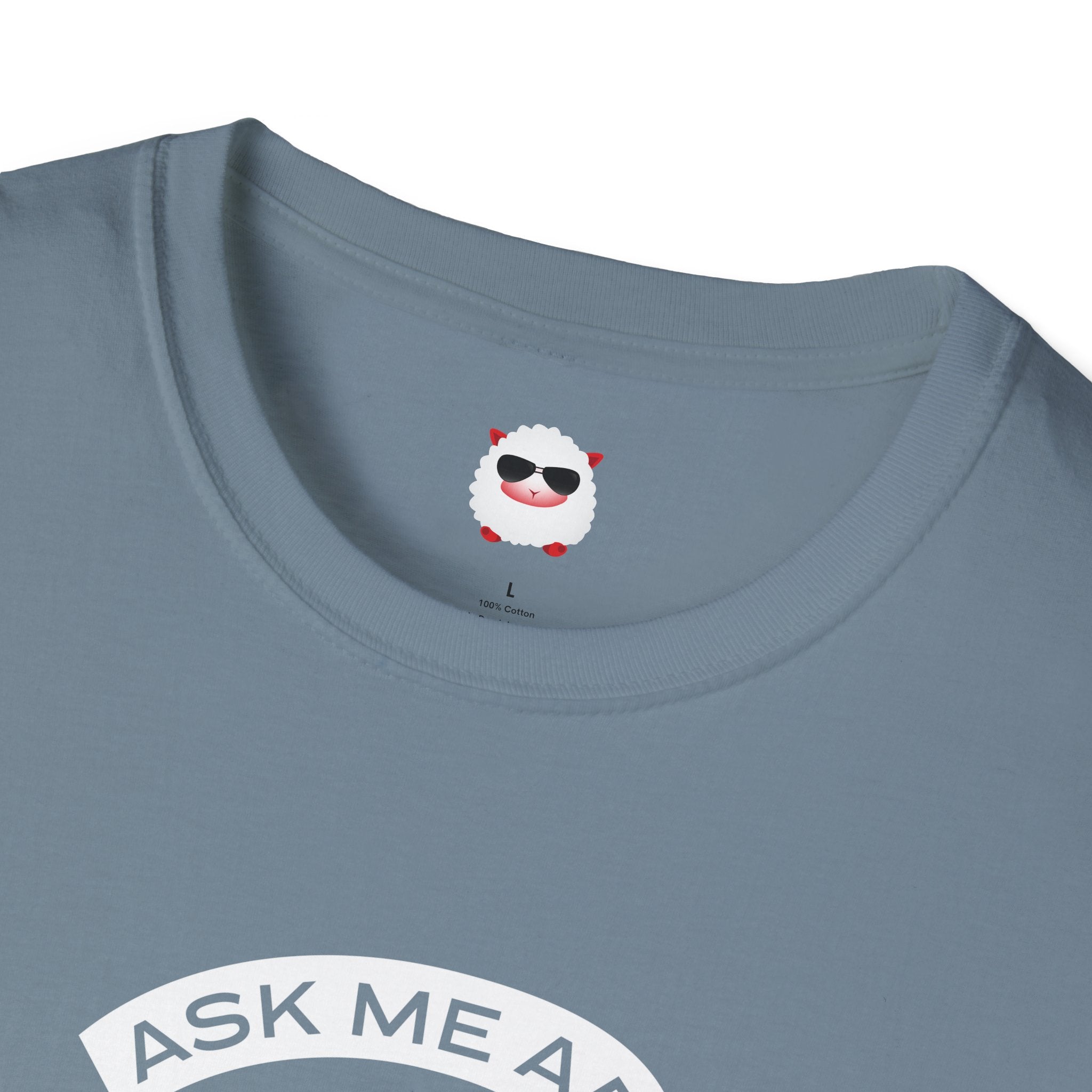 Ask Me About Real Estate Dark Style Unisex Softstyle T-Shirt