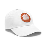 Real Estate Translated Dad Hat with Leather Patch (Round)