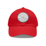 I Sell Real Estate Translated Dad Hat with Leather Patch (Round)