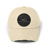 Copy of Ask Me About Real Estate Unisex Distressed Cap