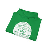 I SELL REAL ESTATE Translated Unisex Heavy Blend™ Hooded Sweatshirt
