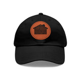 Real Estate Translated Dad Hat with Leather Patch (Round)