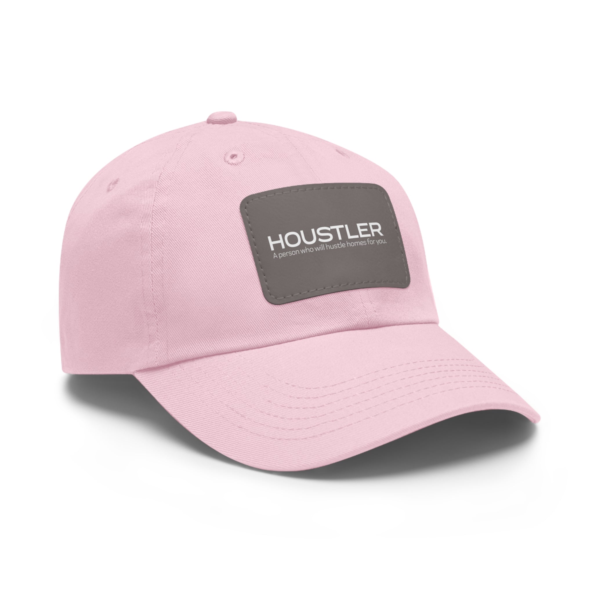 Houstler Dad Hat with Leather Patch (Rectangle)