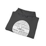 I SELL REAL ESTATE Translated Unisex Heavy Blend™ Hooded Sweatshirt