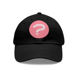 Ask Me About Real Estate Dad Hat with Leather Patch (Round)