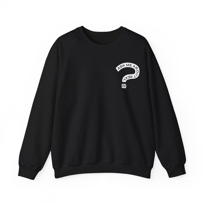 Ask Me About Real Estate Unisex Heavy Blend™ Crewneck Sweatshirt