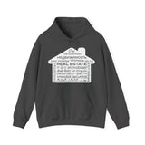 REAL ESTATE Translated Unisex Heavy Blend™ Hooded Sweatshirt