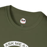 Ask Me About Real Estate Dark Style Unisex Softstyle T-Shirt