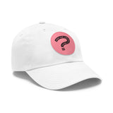 Ask Me About Real Estate Dad Hat with Leather Patch (Round)