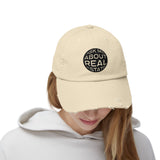 Ask Me About Real Estate Unisex Distressed Cap