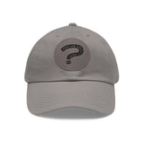 Ask Me About Real Estate Dad Hat with Leather Patch (Round)