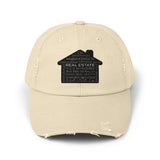 Real Estate Translated  Unisex Distressed Cap
