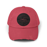 Copy of Ask Me About Real Estate Unisex Distressed Cap