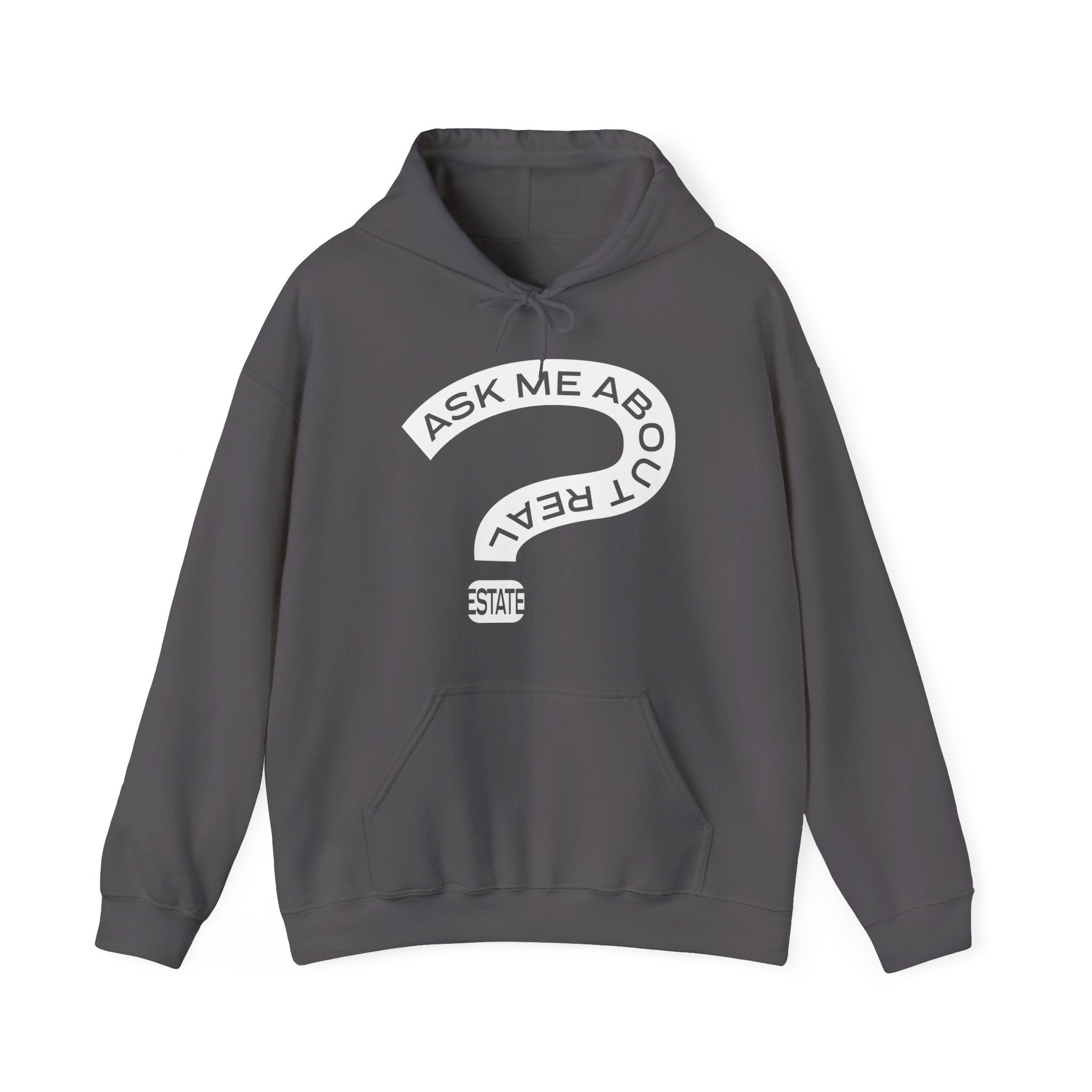 Ask Me About Real Estate Unisex Heavy Blend™ Hooded Sweatshirt